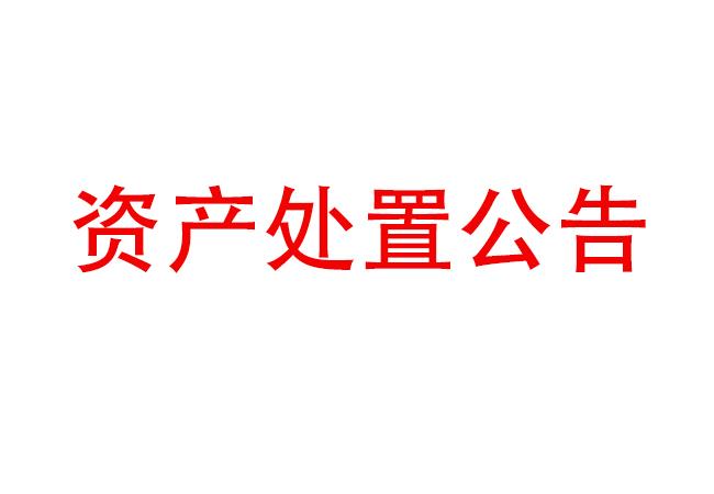 閑置設(shè)備資產(chǎn)處置公告（2022-4)